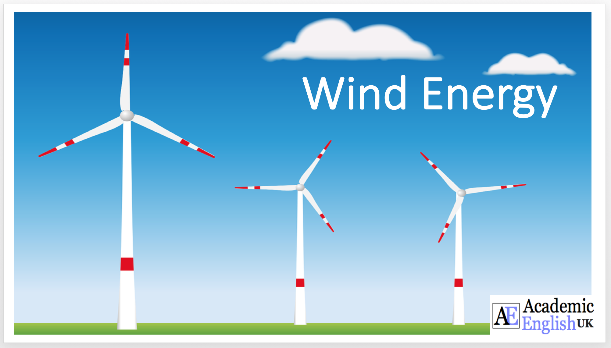 wind energy: reading lesson