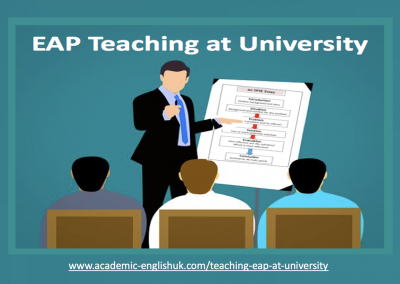 Teaching EAP at university