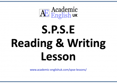 SPSE Lessons