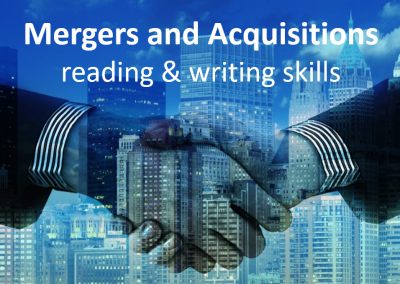 Mergers & Acquisitions: Reading and Argument Essay Writing