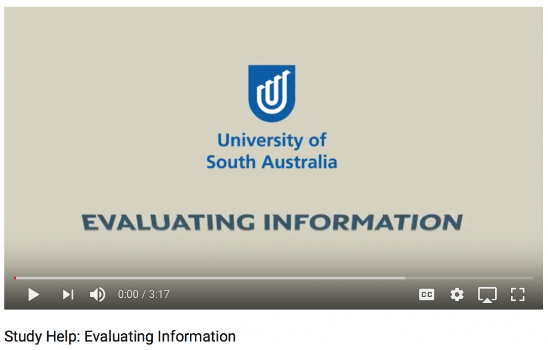 Evaluating Sources / CRAAP Test / Academic Peer Review Process
