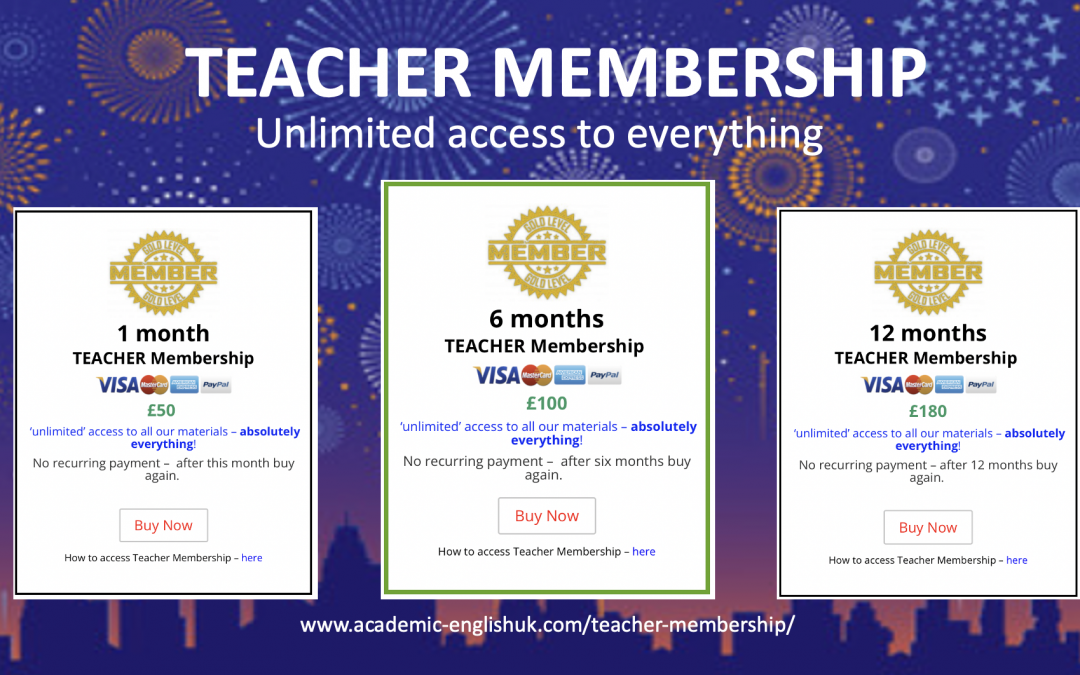 Teacher Membership – unlimited access