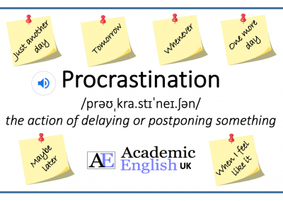 Procrastination at university