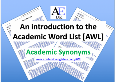 Introduction to Academic Word List