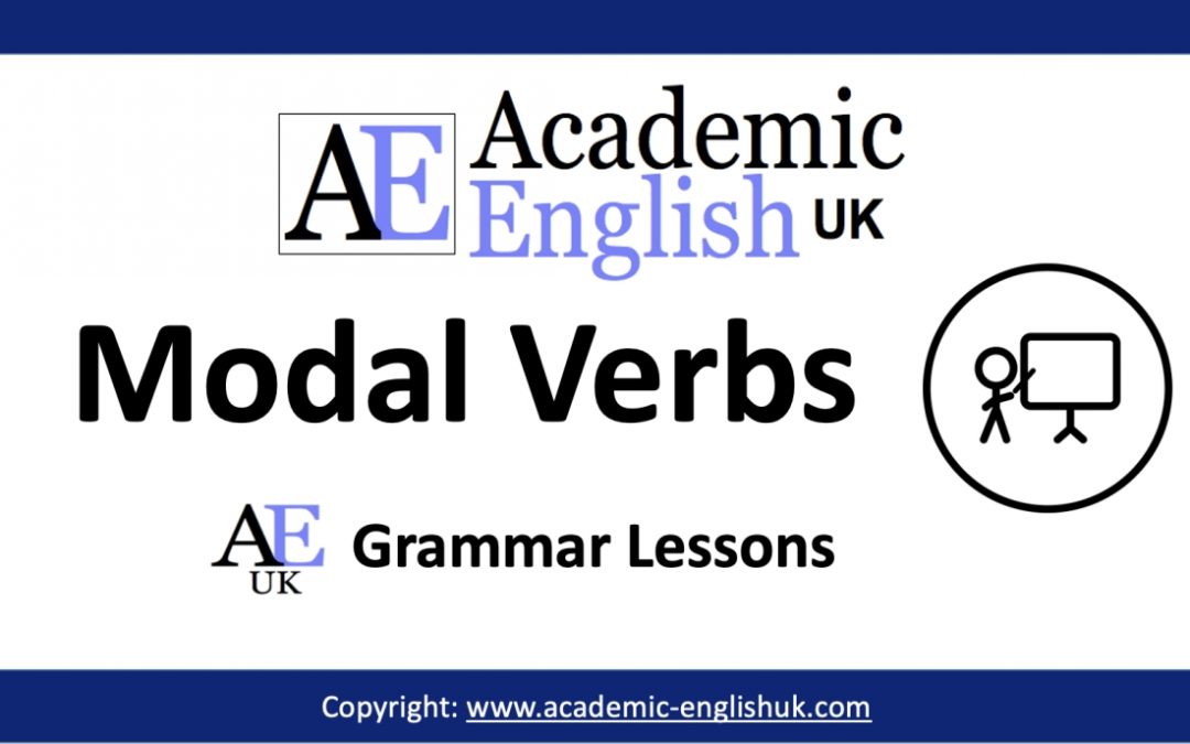 Academic Modal verbs