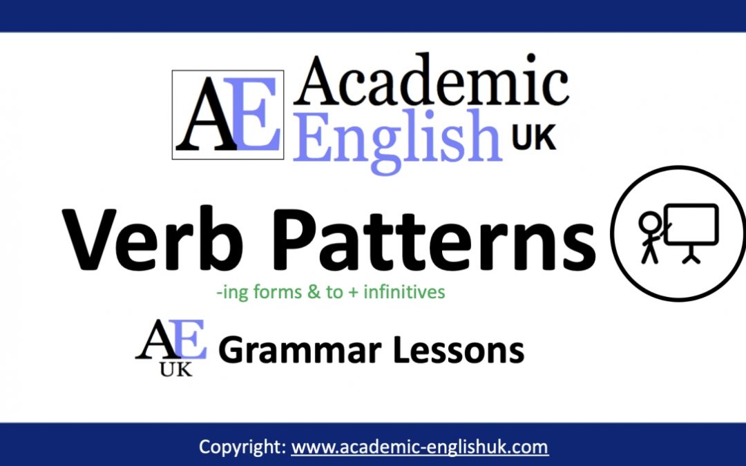 verb patterns