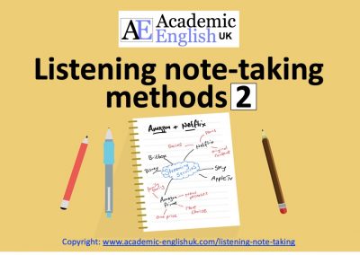 Listening note-taking methods 2