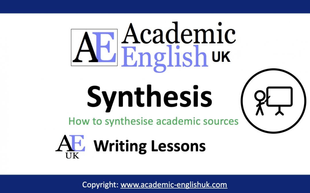 synthesis in academic writing
