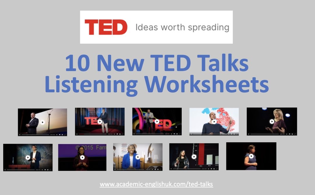 TED Talks listening worksheets