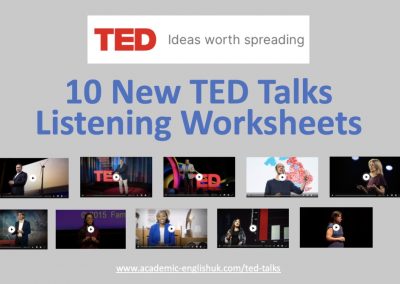 New TED Talks Listening Worksheets