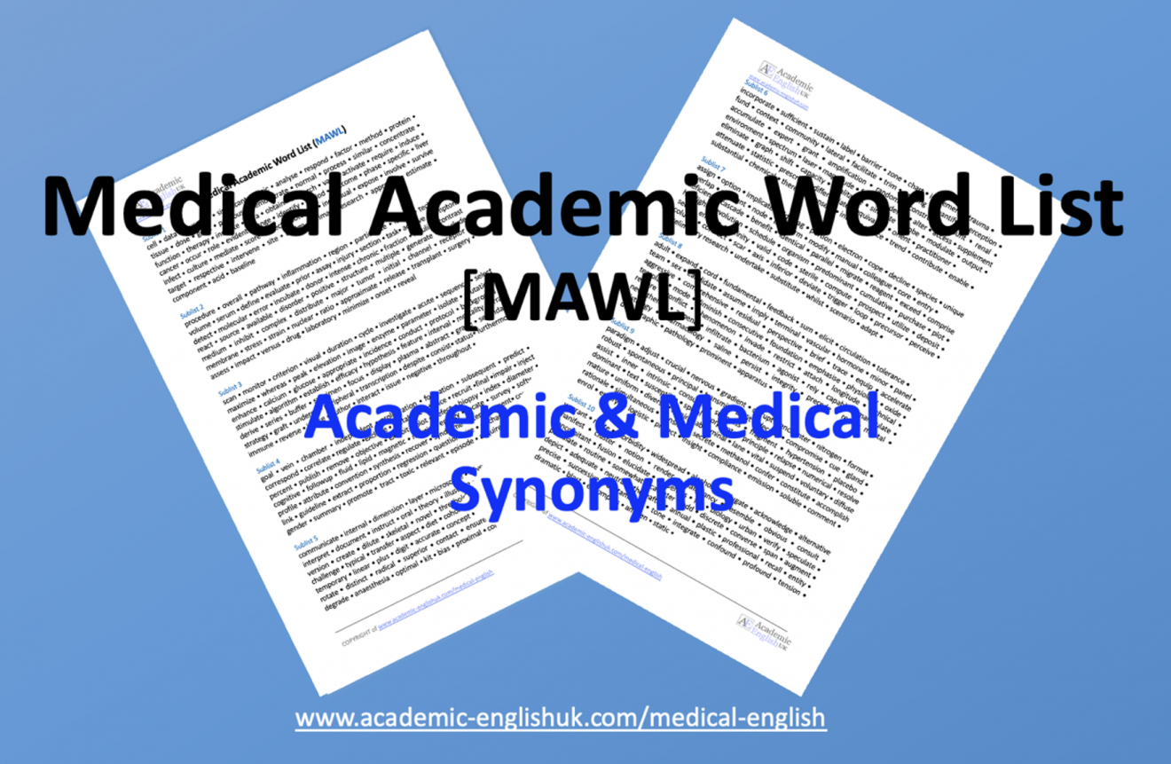 Medical Academic Word List