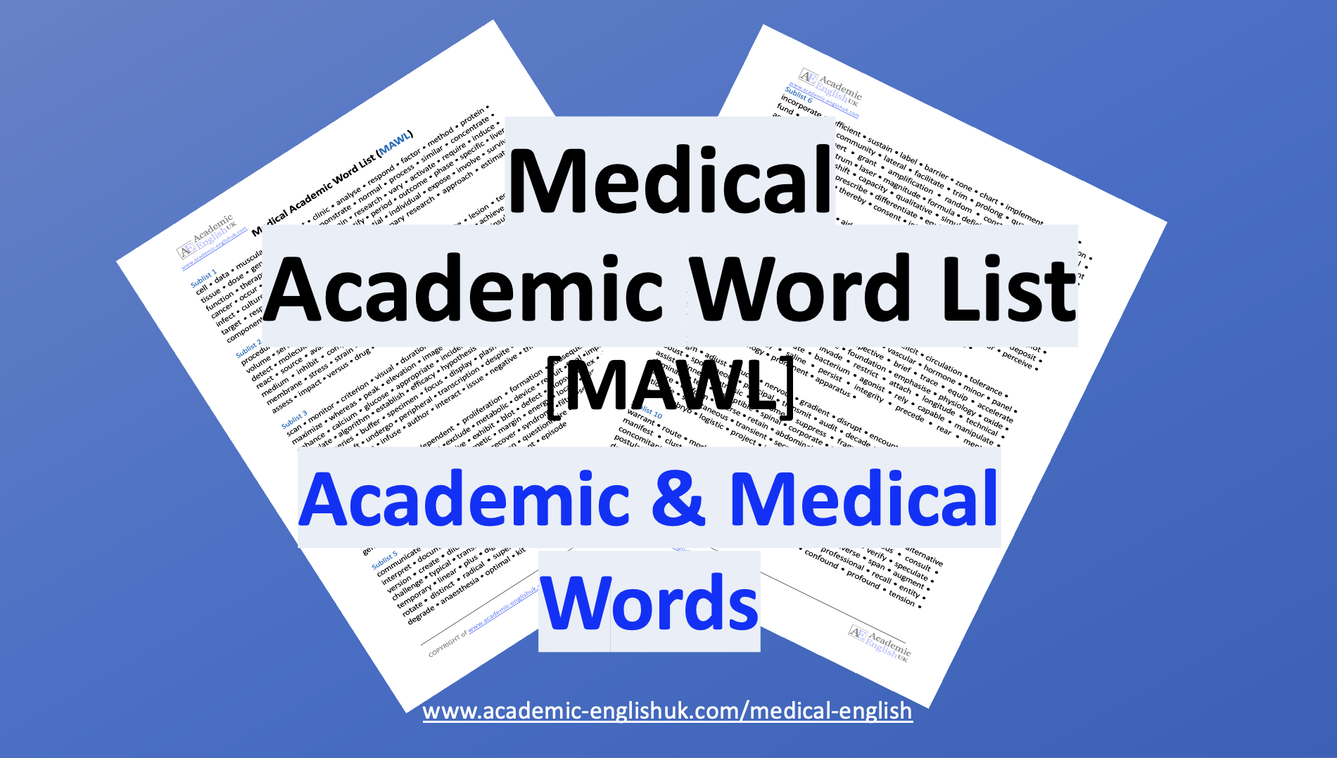 Academic Word List Sublist 1. analysis (n) PRONUNCIATION: anALysis
