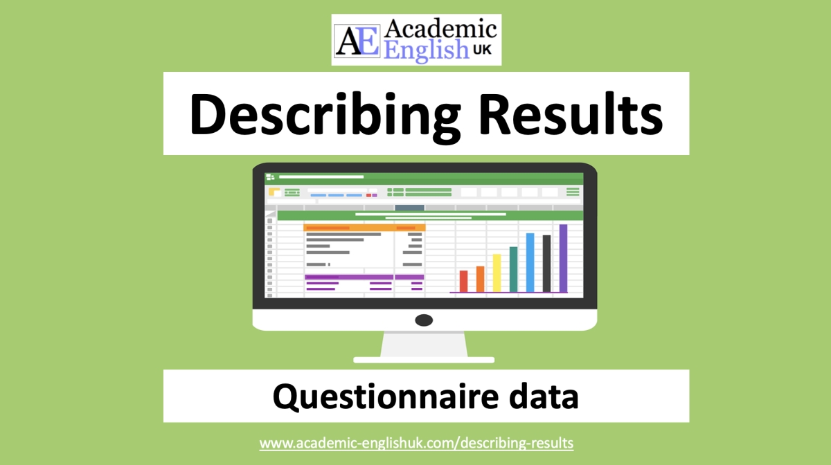 Describing results data