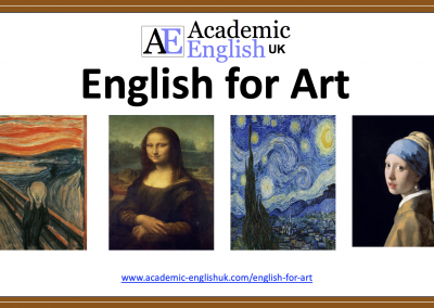 English for ART