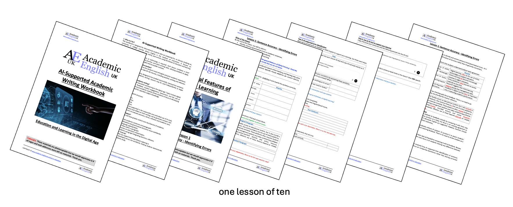 AI-Supported Academic Writing Workbook Lesson 1 AEUK
