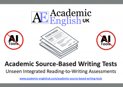 Academic Source-based Writing Tests
